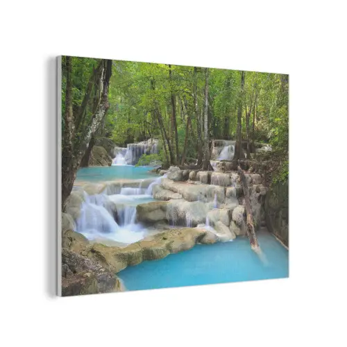 Waterval - Natuur  - Rivier - Bos - Water PET vilt klein -3d