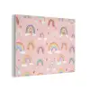 Regenboog - Patroon - Pastel - Handgetekend PET vilt klein -3d