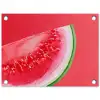 Watermeloen - Rood - Zomers tuinposter los doek klein -3d