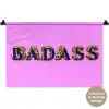 Felroze - Badass - Panterprint - Schaduw Wandkleed katoen klein -t3d_DE
