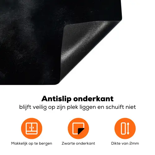 Glazen - Bakjes - Blaadjes - Kruiden Inductie beschermer vinyl 3mm klein -zzzzzzz-td-onderkant