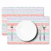 Strepen - Zomer - Kleuren Placemat vinyl groot 368 -zzsfeer2_Kitchenyeah-website