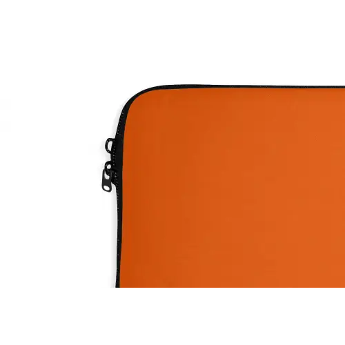 Cool - Oranje - Groen laptophoes neopreen klein -detail