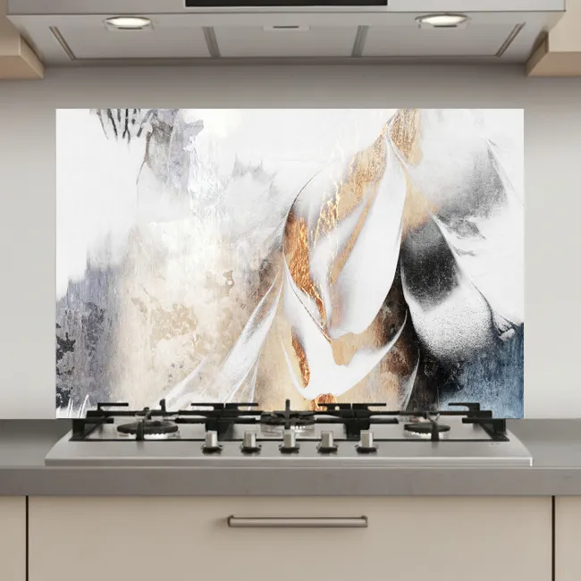 Abstract - Gold - Design - Luxe keuken achterwand spatscherm klein -3d_website
