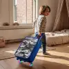 Camogrijs Kinderkoffer - Blauw klein -sfeer1