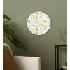 Zee - Sfeer - Mozaïek - Vis Wandcirkel plexiglas klein 852 -sfeer3