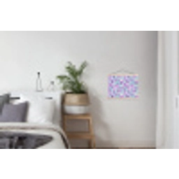 Dromerig - Zeemeermin - Pastel textielposter latten blank klein 122 -woonkamer