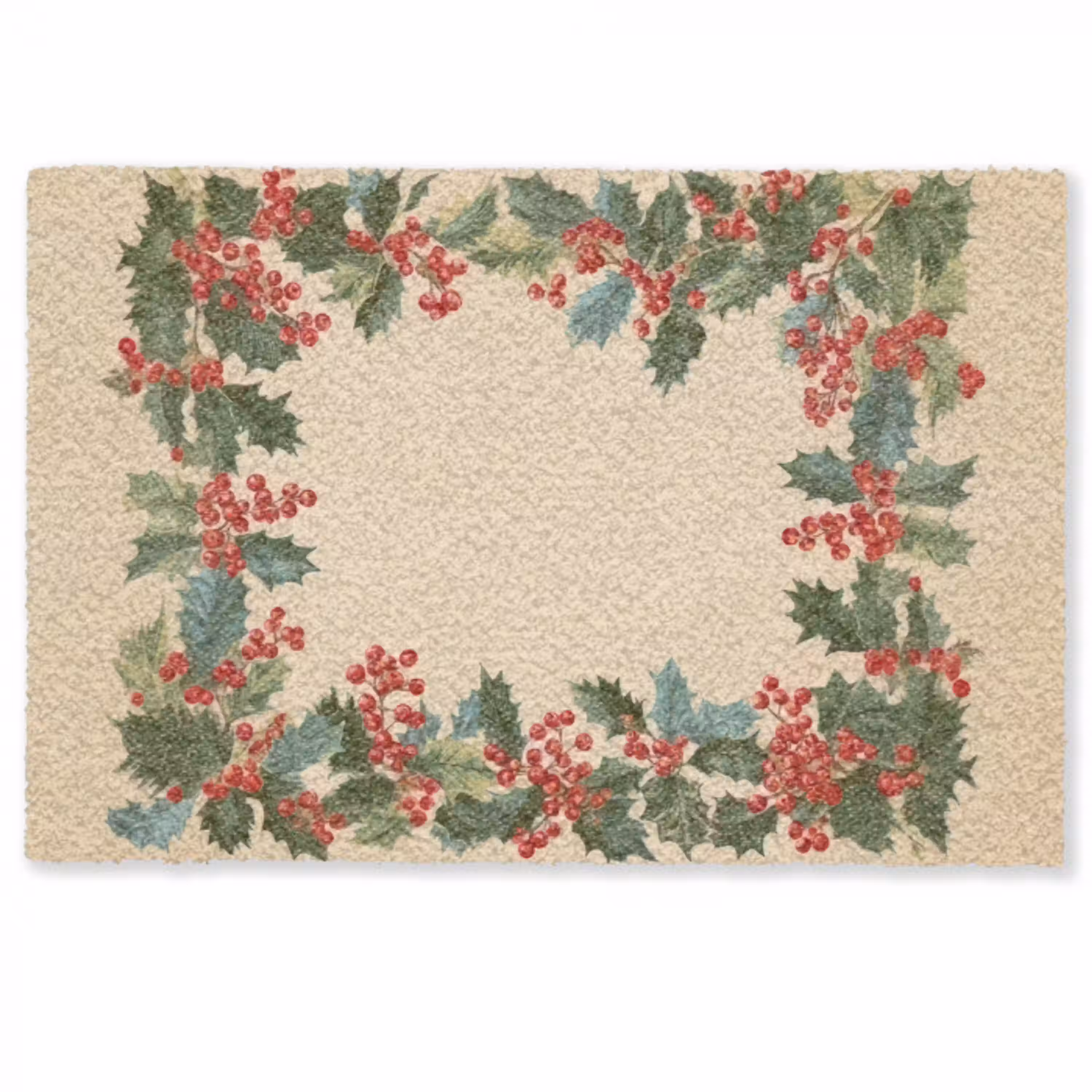 Hulstrand - Bessen - Beige Deurmat klein -zkaufland3d