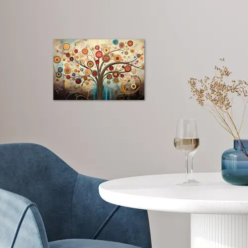 Boom - Tree of life - Kleur poster papier klein -sfeer3