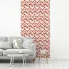 Strepen - Rood - Wit - Patroon fotobehang vinyl groot 64 -woonkamer