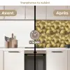 Modern - Cirkel - Goud keuken achterwand 2 middel 871 -voor-na2_FR