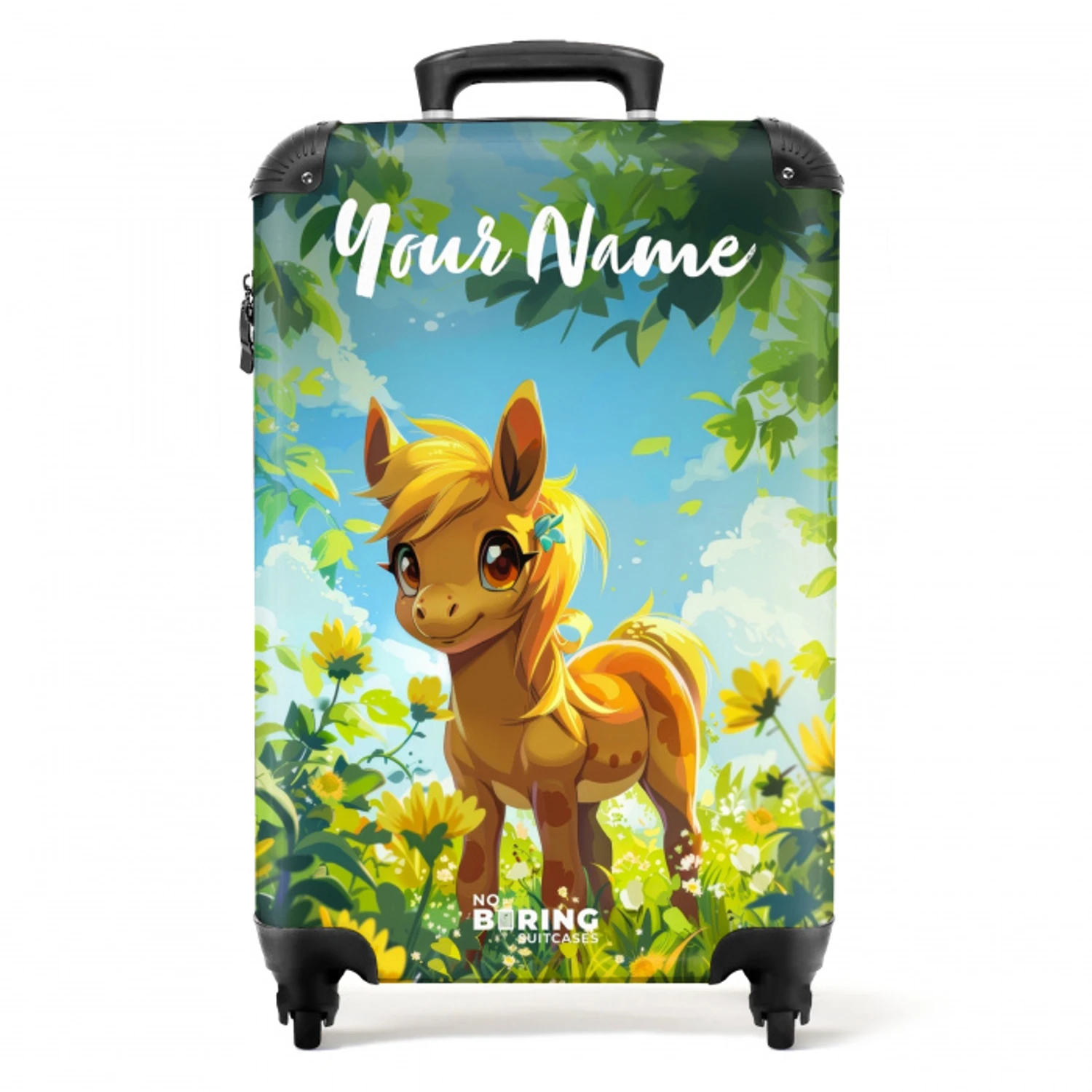 Sunny pony NBS - Handbagage koffer - Kinderen Unisex middel -productfoto_recht