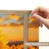 Zonnebloem - Bloemen - Geel - Bloemenveld met zonnebloemen Light Box met batterij (Wandlamp) middel -USP_websiteprintNL