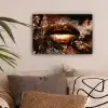 Goud - Lippen - Kunst - Goud - Luxe - Abstract canvas 2cm klein -sfeer1