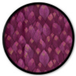 Bladeren - Patroon - Burgundy Fotolijst rond zonder passe partout klein 856 -3d