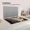 Kosmische Golven met Gouden Sterrenstof Inductie beschermer vinyl 3mm klein -wsfeer7_website