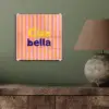 Verticaal - Strepen - Oranje - Ciao bella plexiglas 5mm klein -sfeer3