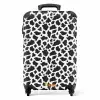 Zwart wit koeienvlekkenpatroon NBS - Handbagage koffer - Kinderen Unisex middel -productfoto_recht