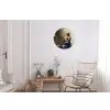 Het melkmeisje - Kunst - Oude meesters - Vermeer Wandcirkel aluminium klein -woonkamer
