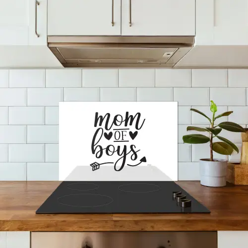 Jongens - Moederdag - Quotes keuken achterwand spatscherm klein -sfeer2