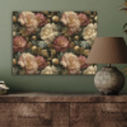 Bloemen - Barok - Patroon - Roze - Crème PET vilt klein 837 -sfeer2