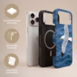 Zeemeeuw - Oceaan - Blauw Toughcase MagSafe Apple iPhone 17 Pro Max klein -USP_Lagen_NL