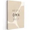 Spreuken - Beste oma ooit - Quotes - Oma canvas 2cm klein -z3d