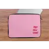 Yes you can do it - Rood - Roze laptophoes neopreen klein -tafel