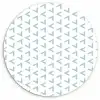 Geometrie - Patronen - Abstract Wandcirkel plexiglas klein 852 -3d