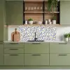Patronen - Geel - Minimalistisch keuken achterwand 2 middel 871 -sfeer3