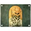 Plant - Bloemen - Wit tuinposter los doek klein -3d