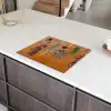 Gedroogde kruiden Inductie beschermer vinyl 3mm groot -sfeer8