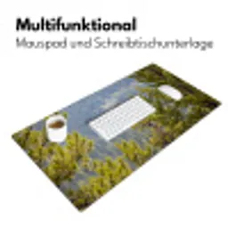 Uil - Oehoe - Bomen - Natuur Muismat XXL klein -ysfeer4_duits