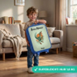 Dier - Dino - Natuur Kinderkoffer - Blauw klein -sfeer2_DE