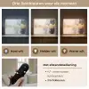 Goud - Luxe - Acryl - Kunst Light Box met batterij (Wandlamp) middel -USP_lichtkleurNL