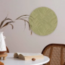 Abstract - Modern - Groen Akoestische PET Vilt - Rond klein 838 -sfeer3