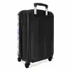 Barok patroon blauw NBS - Handbagage koffer - Kinderen Unisex middel -achterkant