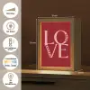 Love - Rood - Hatjes Light Box met kabel (Tafellamp) klein -USP_DE