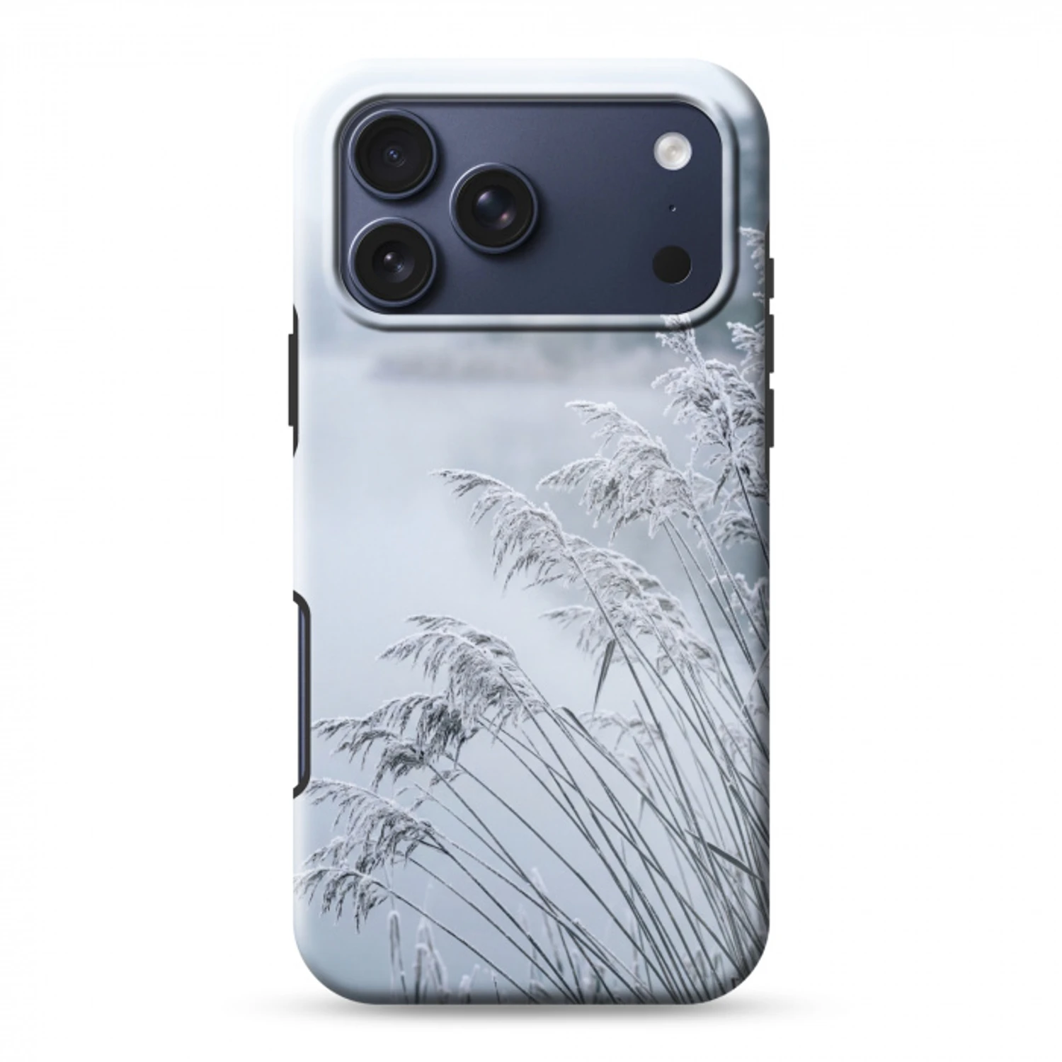 Riet - Bevroren - Winter - Natuur Toughcase MagSafe Apple iPhone 17 Pro Max klein -3d