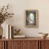 Doorkijk - Rozen - Vintage - Bloemen Light Box met kabel (Tafellamp) klein -sfeer2