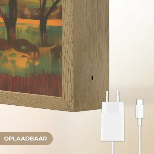 Landschap - Afrikaans - Zon Light Box met batterij (Wandlamp) middel -USP_websiteoplaadbaarNL