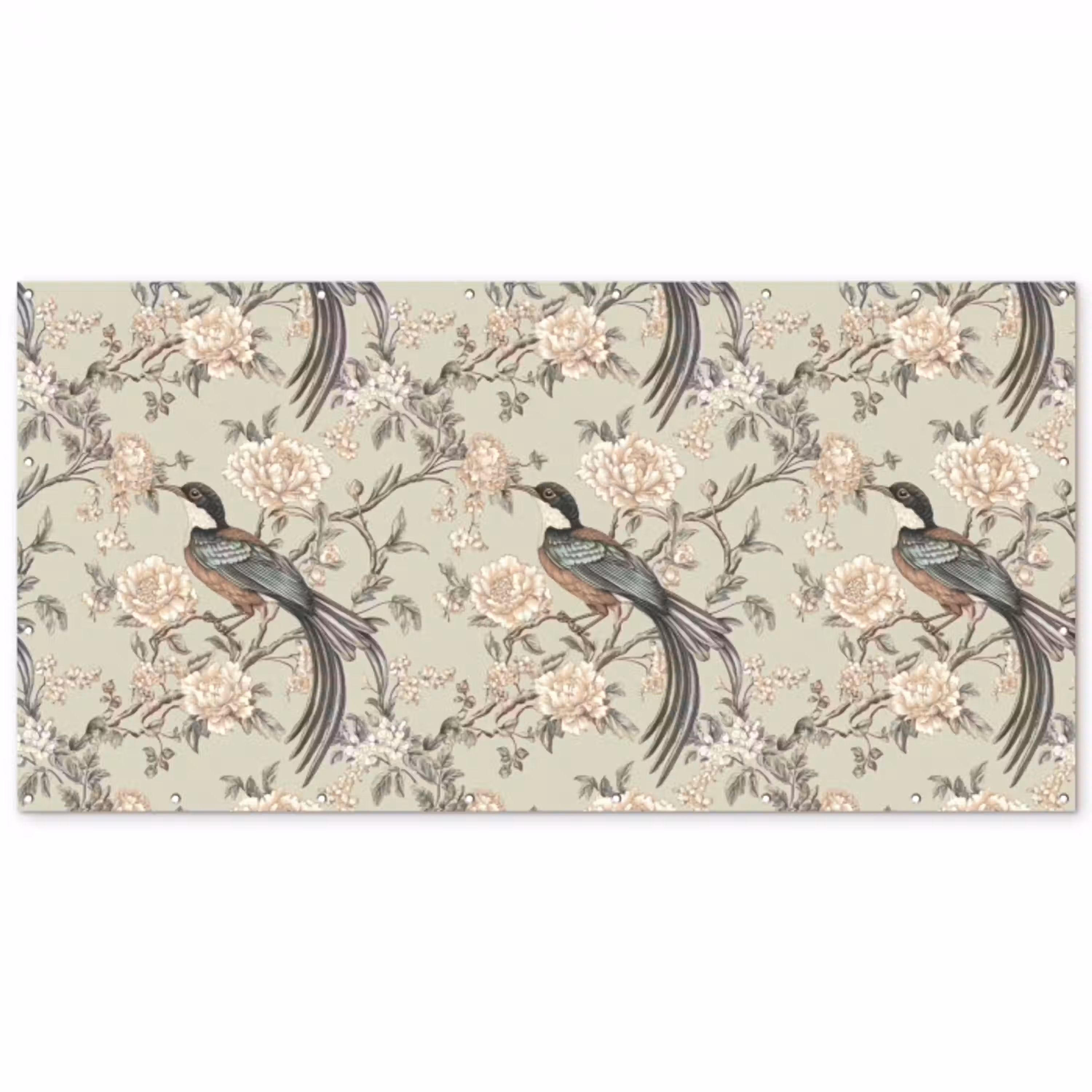 Bloem - Vogel - Kleurrijk Balkonbeschermer Duitsland klein 596 -zz_3d