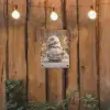 Kerst - Gnome - Bord - Kleurrijk tuinposter los doek klein -sfeer1