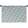 Hartjes - Wit - Rond - Patroon Wandkleed katoen klein 269 -zz3d