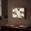 Grillige vormen - Subtiele overgangen - Dynamisch Light Box met batterij (Wandlamp) middel -sfeer1