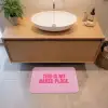 Tekst - Modern - Roze Badmat klein -sfeer1
