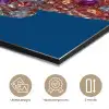 Ijsje - Hoorntje - Steentjes - Blauw aluminium wit klein -closeup_NL
