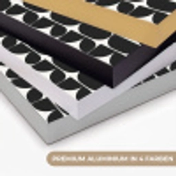 Modern - Geometrisch - Zwart Textielframe zwart klein 947 -USP_kleurenDE