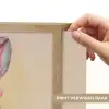 Grijs - Konijn - Blouse - Strik Light Box met batterij (Wandlamp) middel -USP_websiteprintNL