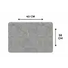 Patroon - Cement - Beton Placemat vinyl groot 368 -specs
